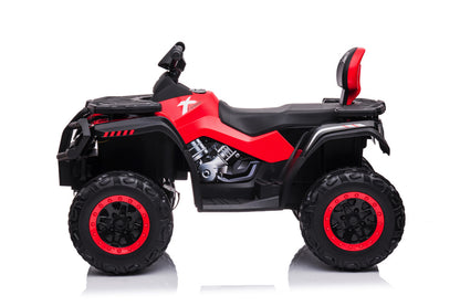 24 Volt Lithium Elektrische Quad, 4 Motoren, Rubberen Banden, Leder Zitting En Meer!