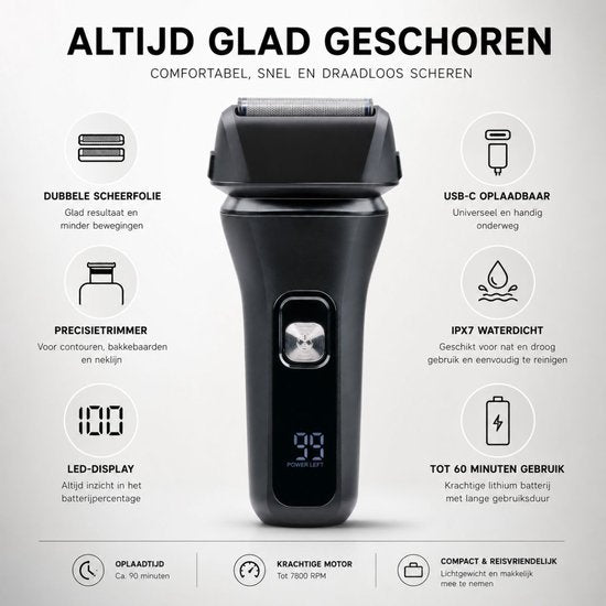 Scheerapparaat met trimmer