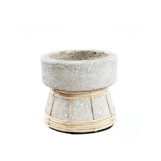 Serene Kaarsenhouder - Beton Naturel - S