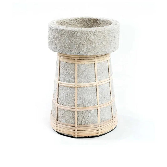 Serene Kaarsenhouder - Beton Naturel - L