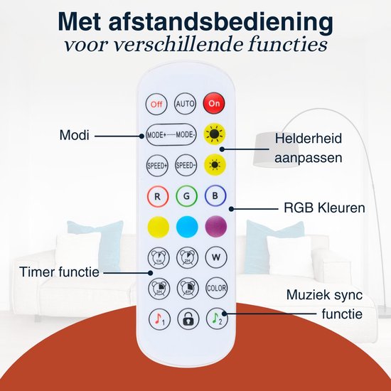 Buigbare vloerlamp