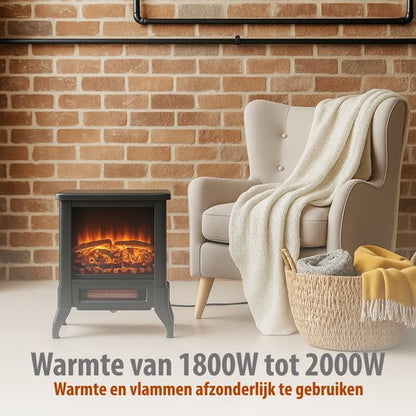 Kachel sfeerhaard Verona Led 1800W