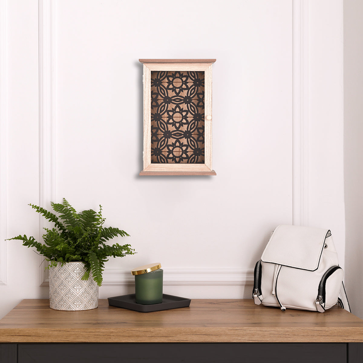 Sleutelkastje Natuurlijk Hout