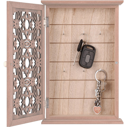 Sleutelkastje Natuurlijk Hout