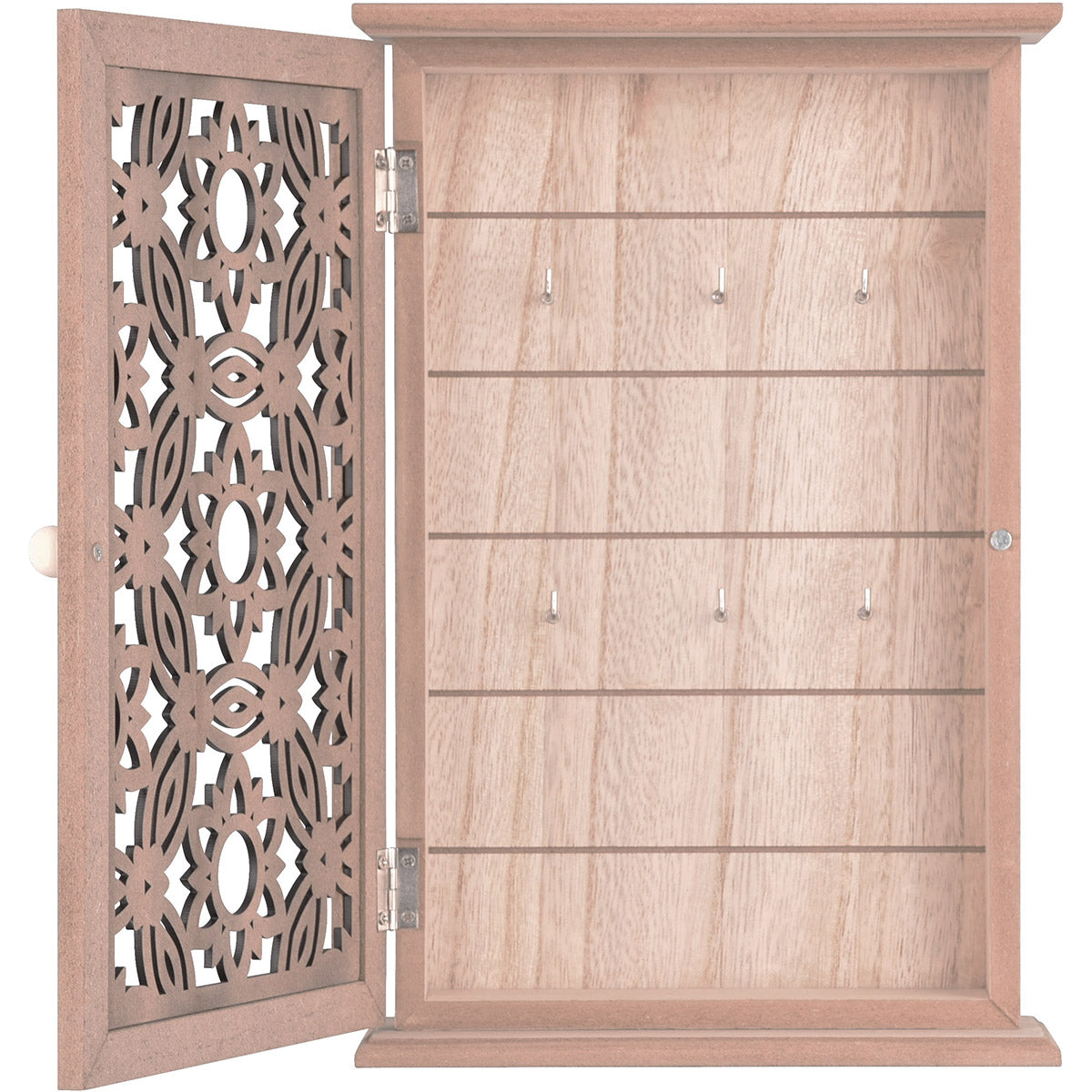 Sleutelkastje Natuurlijk Hout