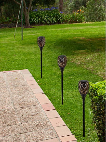 Tuinfakkel LED Solar vlam 78cm