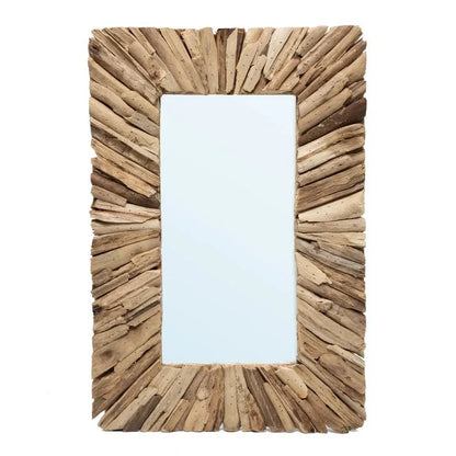 Driftwood Framed Spiegel - Naturel