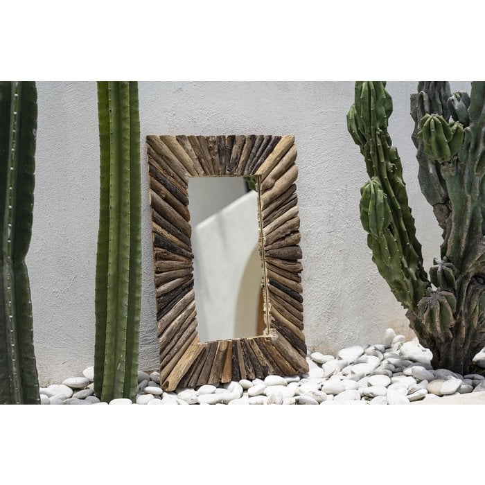Driftwood Framed Spiegel - Naturel