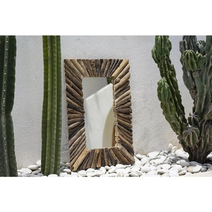 Driftwood Framed Spiegel - Naturel