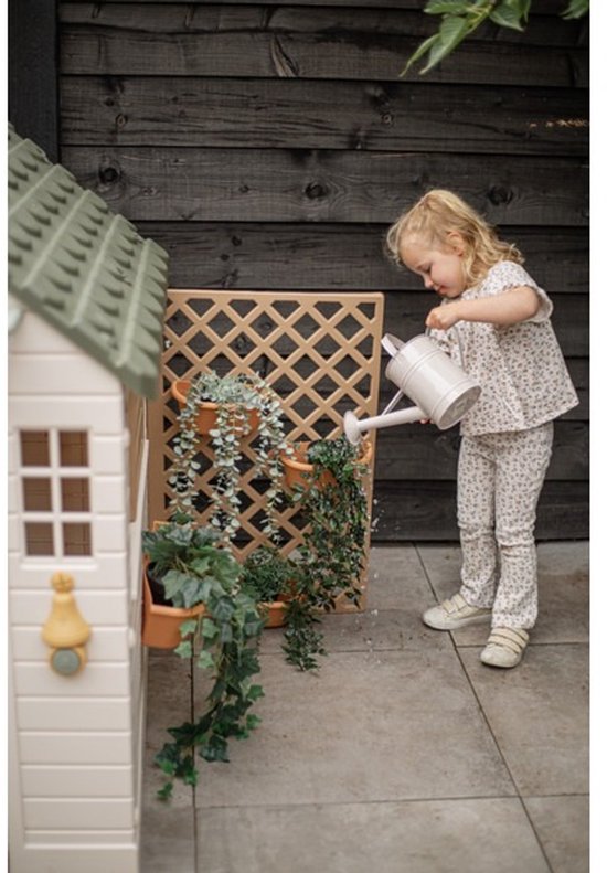 Dolu Tuin Speelhuis Met Accessoires Wit/Grijs 140X127X107.5Cm