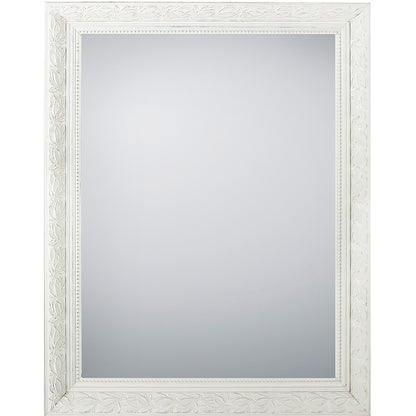 Wandspiegel 70cm oud wit