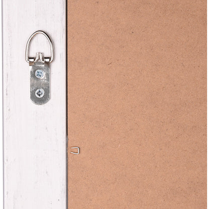 Wandspiegel 70cm oud wit