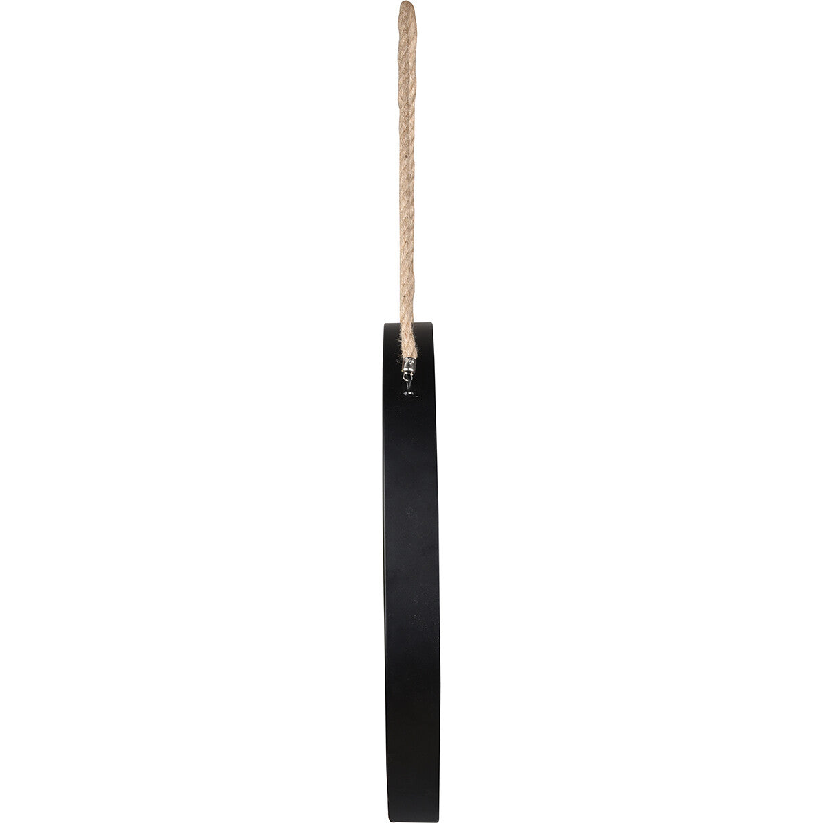 Wandspiegel Ø40cm Zwart