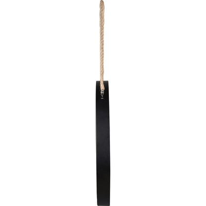 Wandspiegel Ø40cm Zwart
