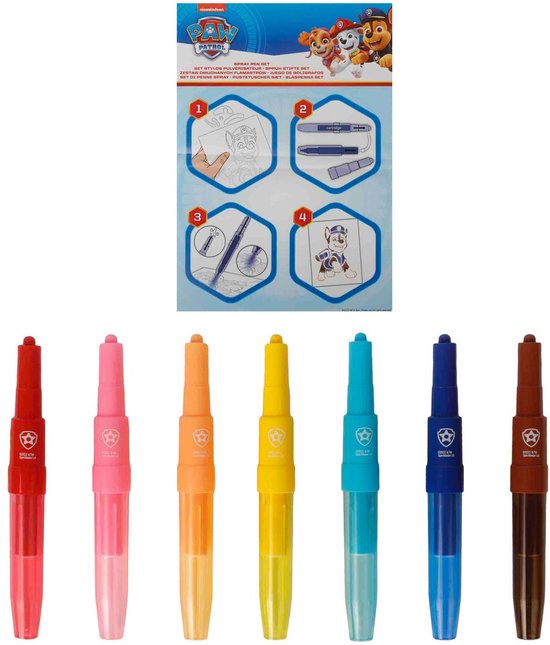 Paw Patrol Spraypen Set