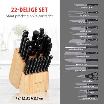 Messenblok 22-delig