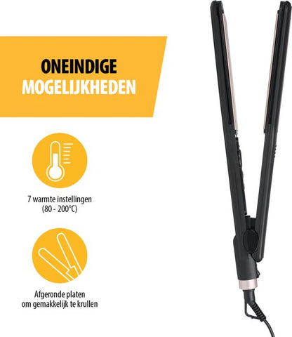 Stijltang met keramische coating