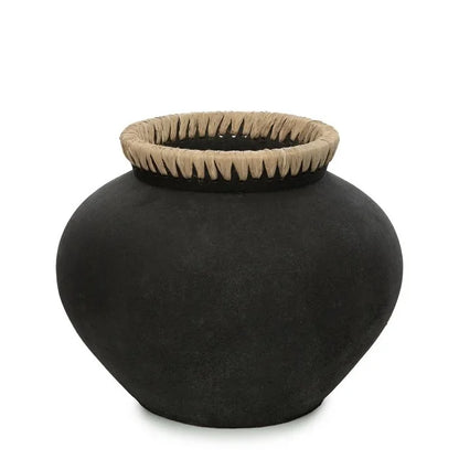 Styly Vaas - Zwart Naturel - L