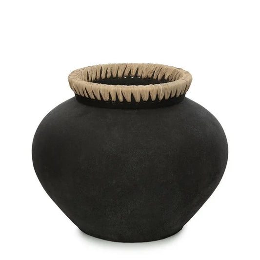 Styly Vaas - Zwart Naturel - L