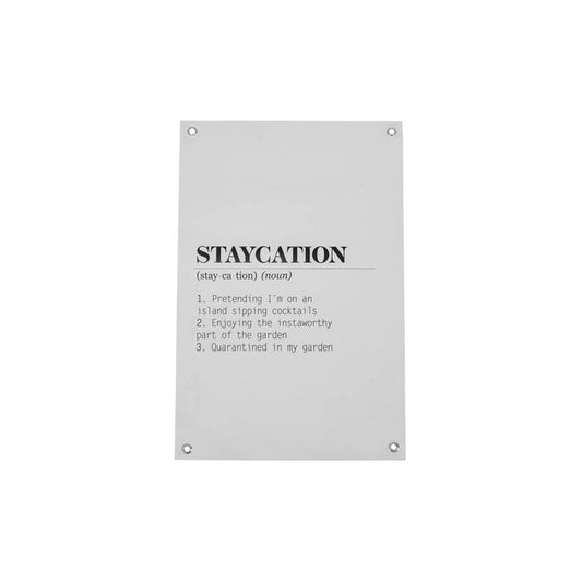 Tuinbordje - PVC - Staycation