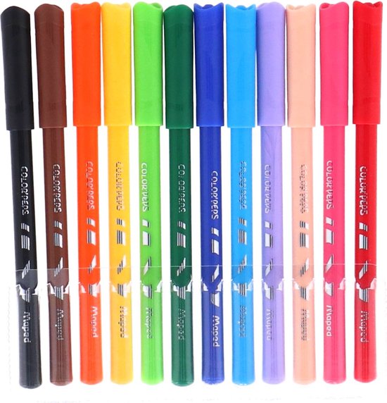 Maped ColorPeps Ocean Viltstiften 12 Stuks