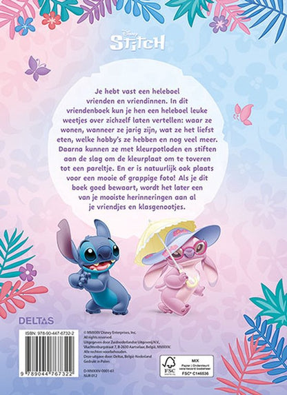 Deltas Disney vriendenboek Stitch