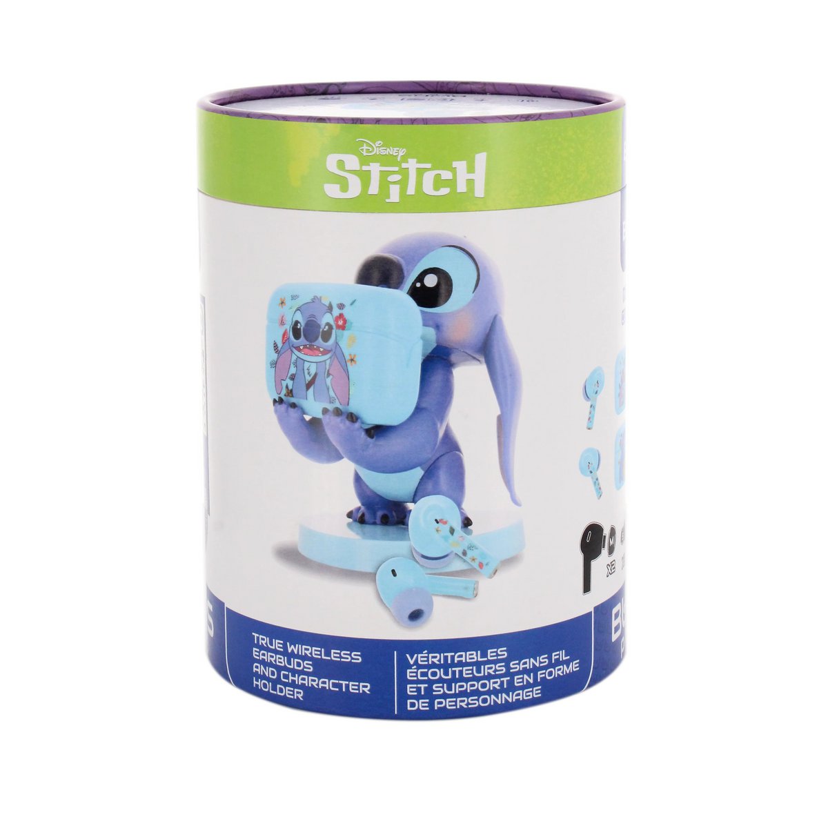 Stitch draadloze oordopjes met standaard voor oplaadcase