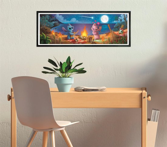 Clementoni Panorama Puzzel Disney Stitch 1000 Stukjes