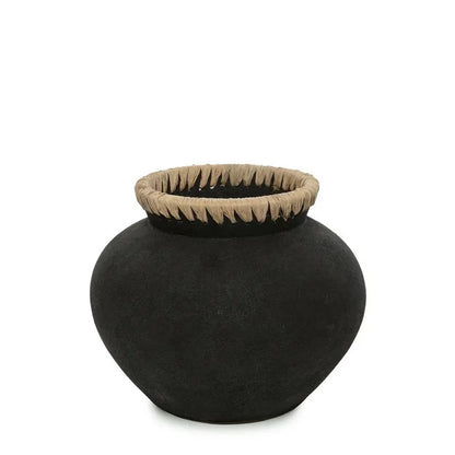 Styly Vaas - Zwart Naturel - M