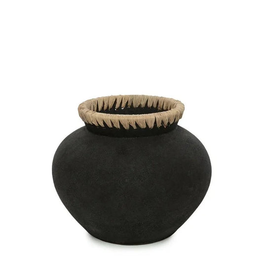 Styly Vaas - Zwart Naturel - M