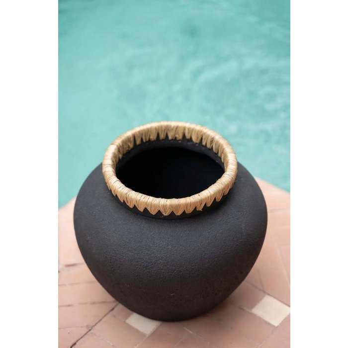 Styly Vaas - Zwart Naturel - M