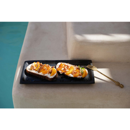 Burned Sushi Bord - Zwart - M