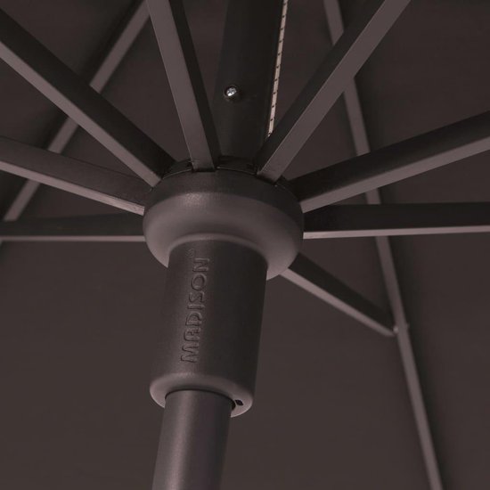 Parasol Syros 280x280cm opdraai TAUPE