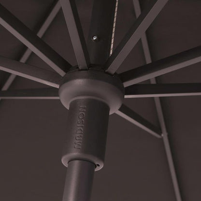 Parasol Syros 280x280cm opdraai TAUPE