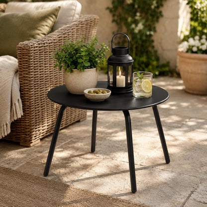 Tafel zwart ø50xh40cm