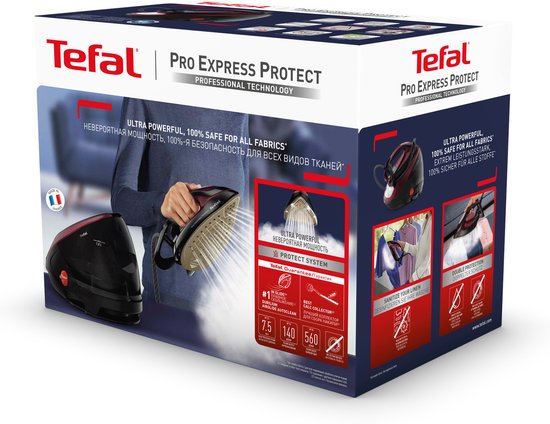Tefal GV9230 Pro Express Protect Stoomgenerator Rood/Zwart