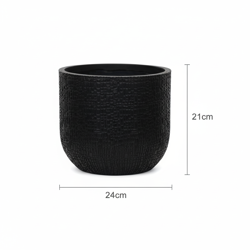 Capi Nature Skin Pot Bol Antraciet