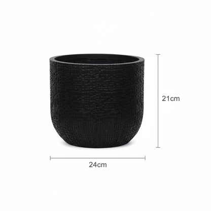 Capi Nature Skin Pot Bol Antraciet