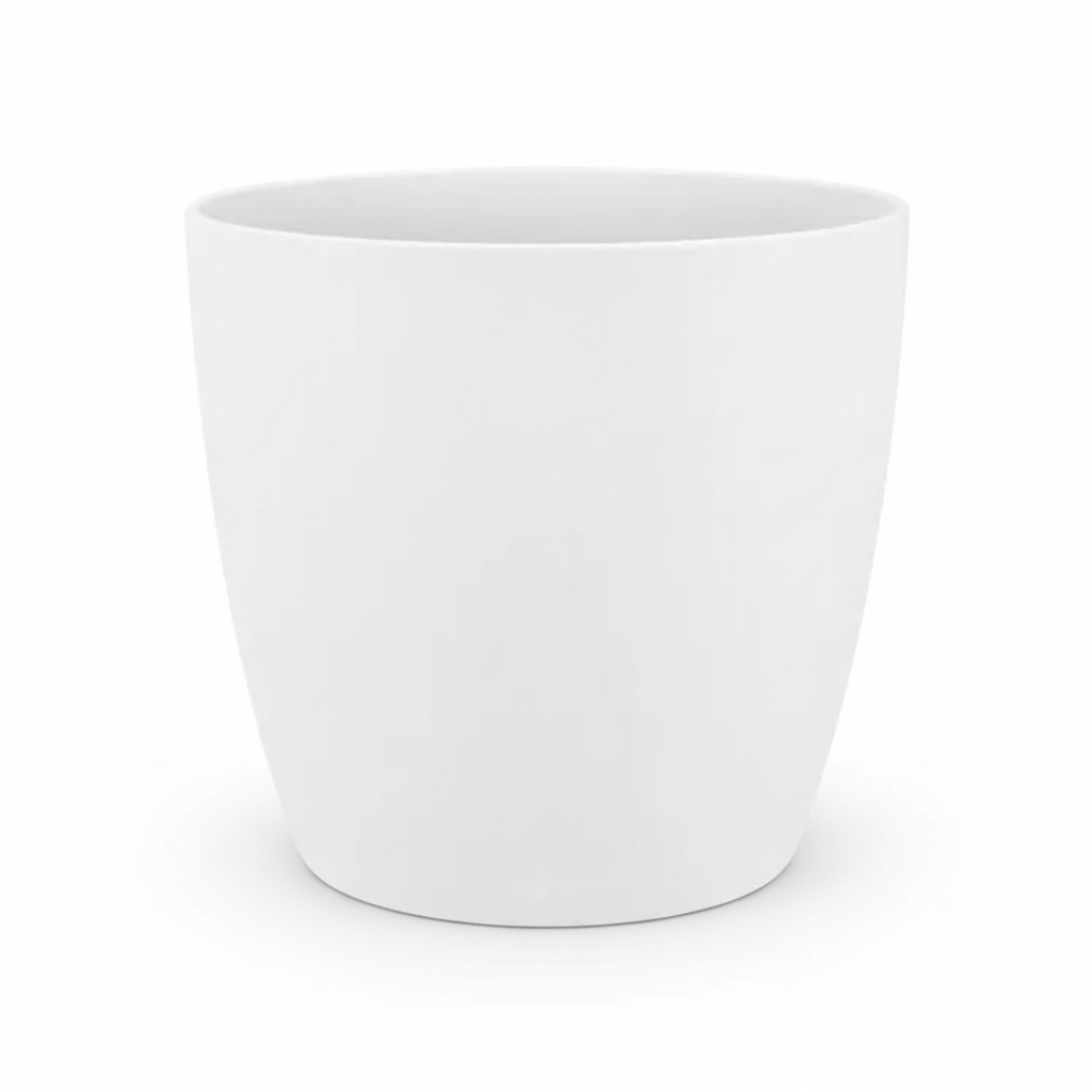Elho Brussels Rond 18Cm Wit