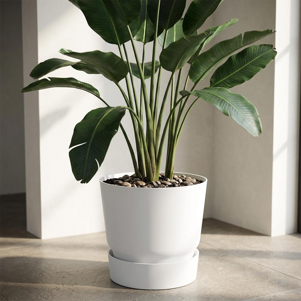 Elho Greenville Round White