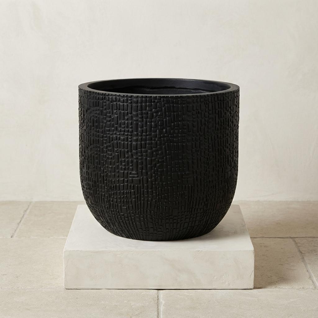Capi Nature Skin Pot Bol Antraciet