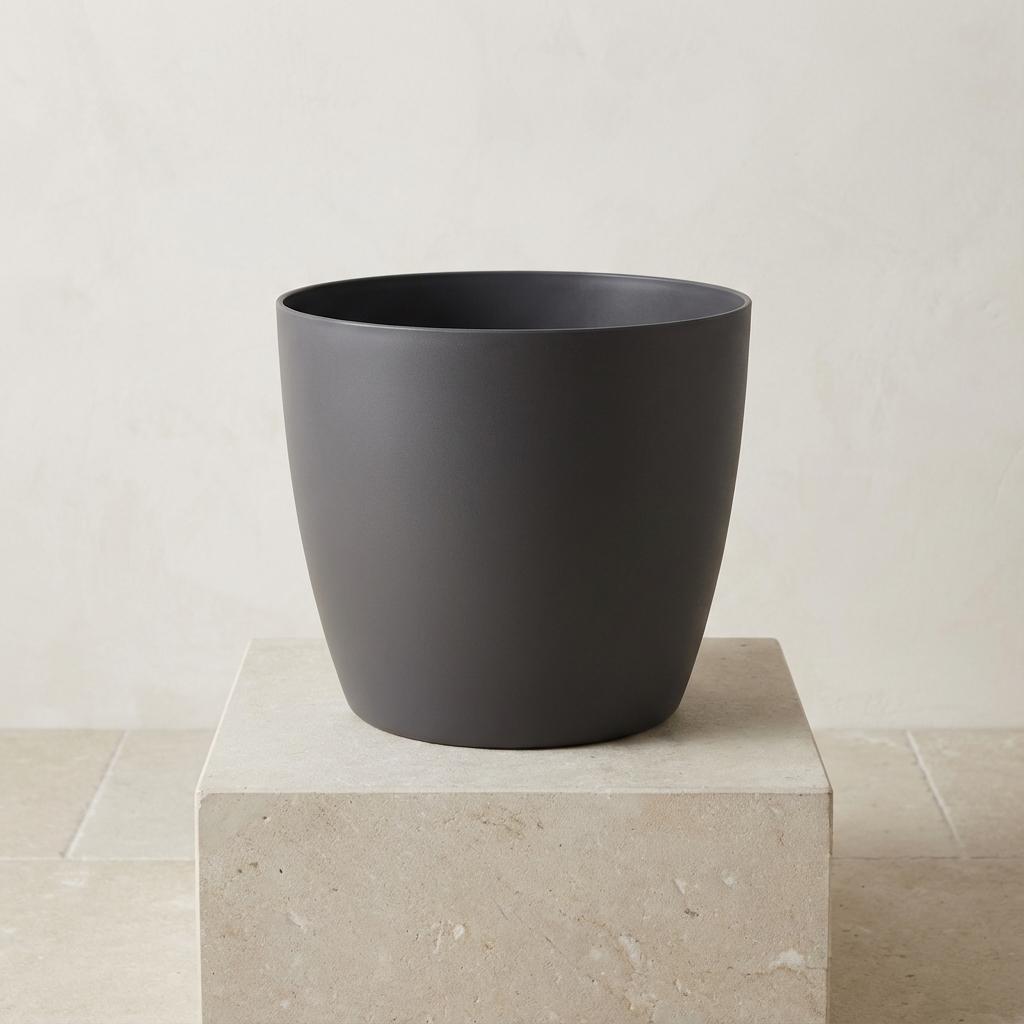 Elho Brussels Rond 25Cm Antraciet