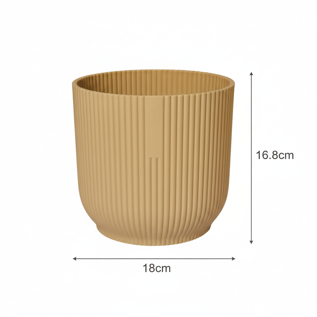 Elho Vibes Fold 18Cm Geel
