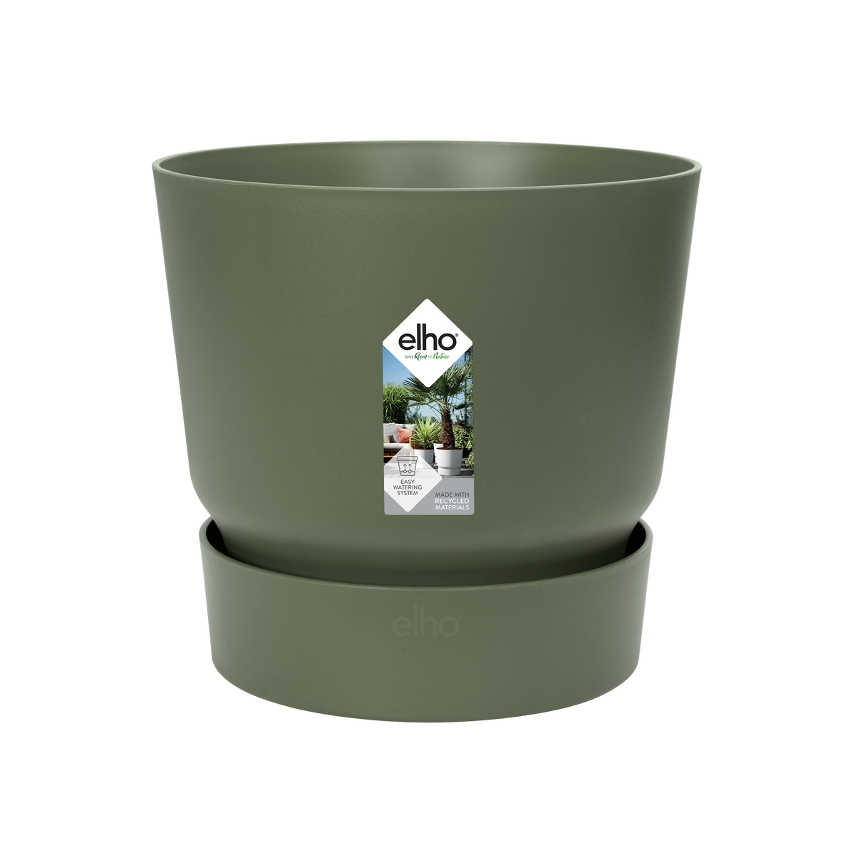 Pot Elho Greenville Round Groen