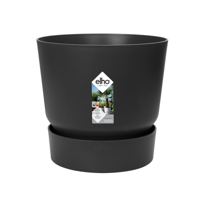 Pot Elho Greenville Round Zwart