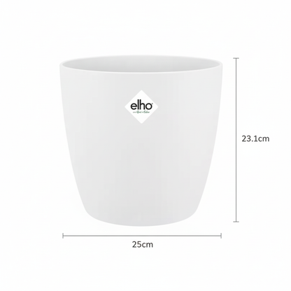 Elho Brussels Rond 25Cm Wit
