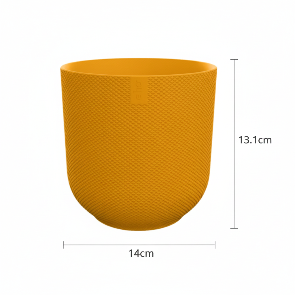 Pot Elho Jazz Round Amber Yellow