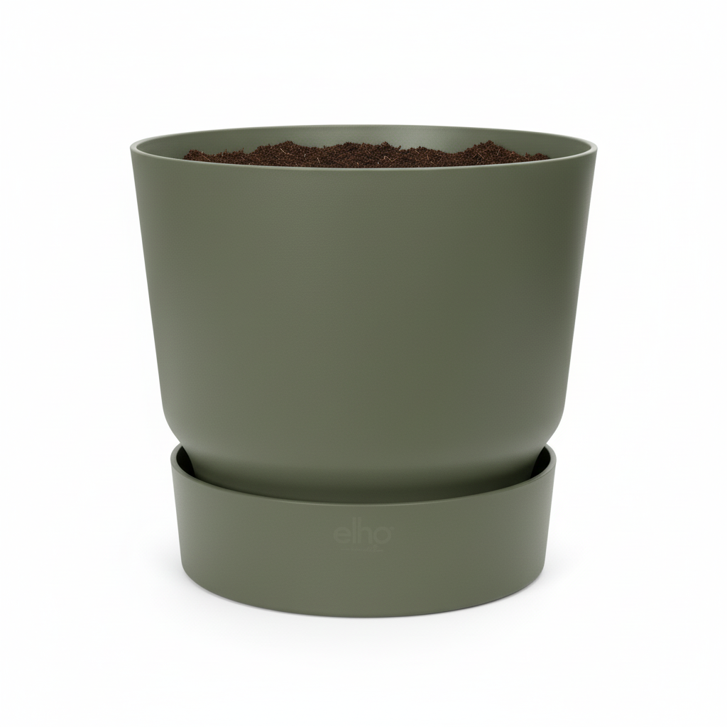 Elho Greenville Round Leaf Green