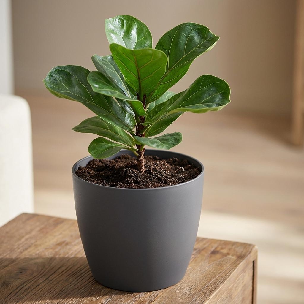 Elho Brussels Rond 18Cm Antraciet