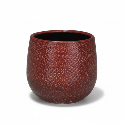 Pot Gabriel Rond Bordeaux D14